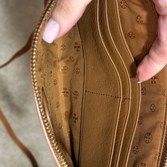 Tory Burch Brown Leather Crossbody Bag - Picture 3 of 8